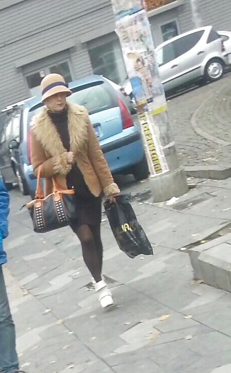 20P Spy old + young sexy nylon romanian