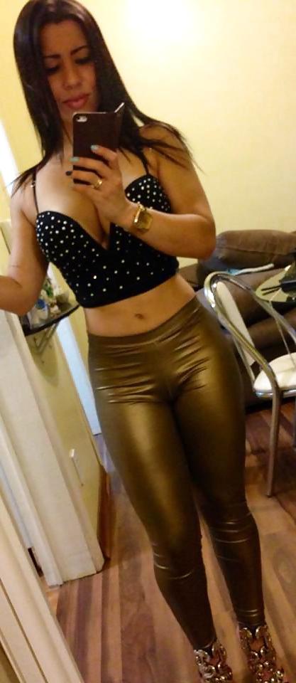 11P Shiny Leggings