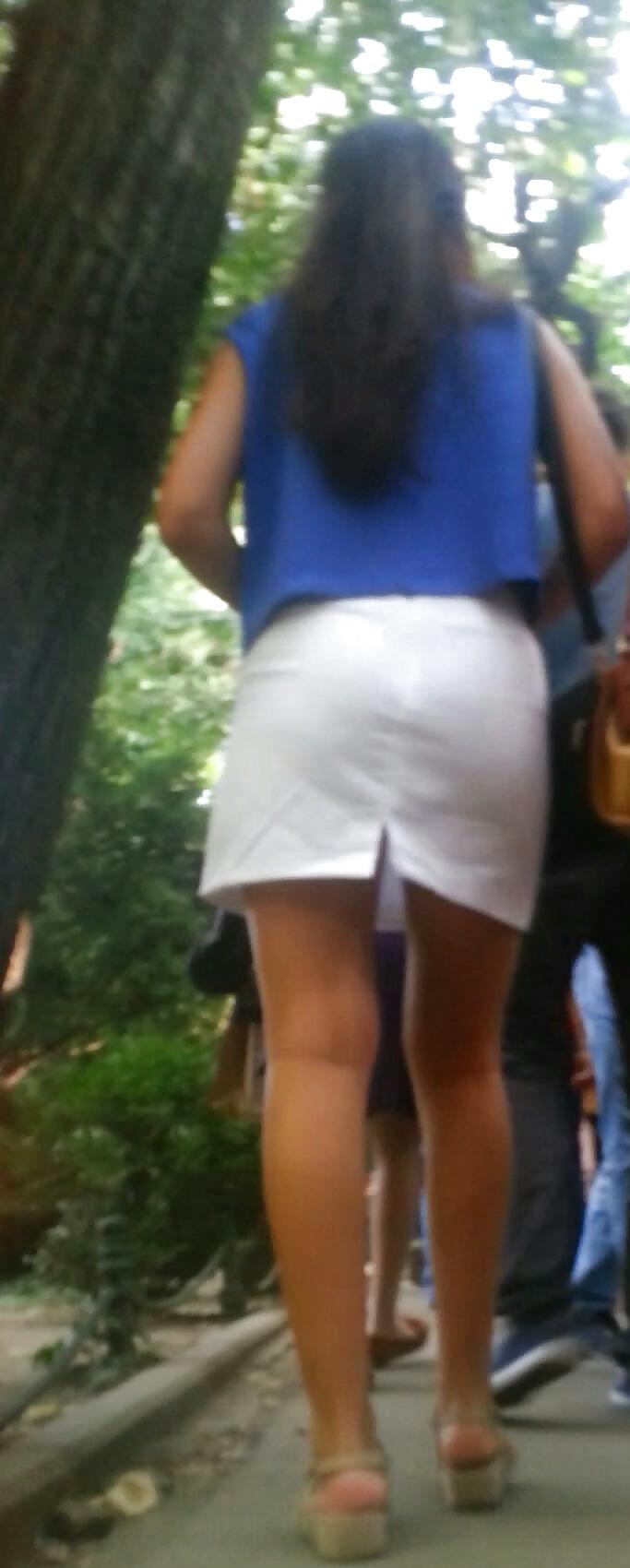 12P Spy sexy brunette teens skirt and feet romanian