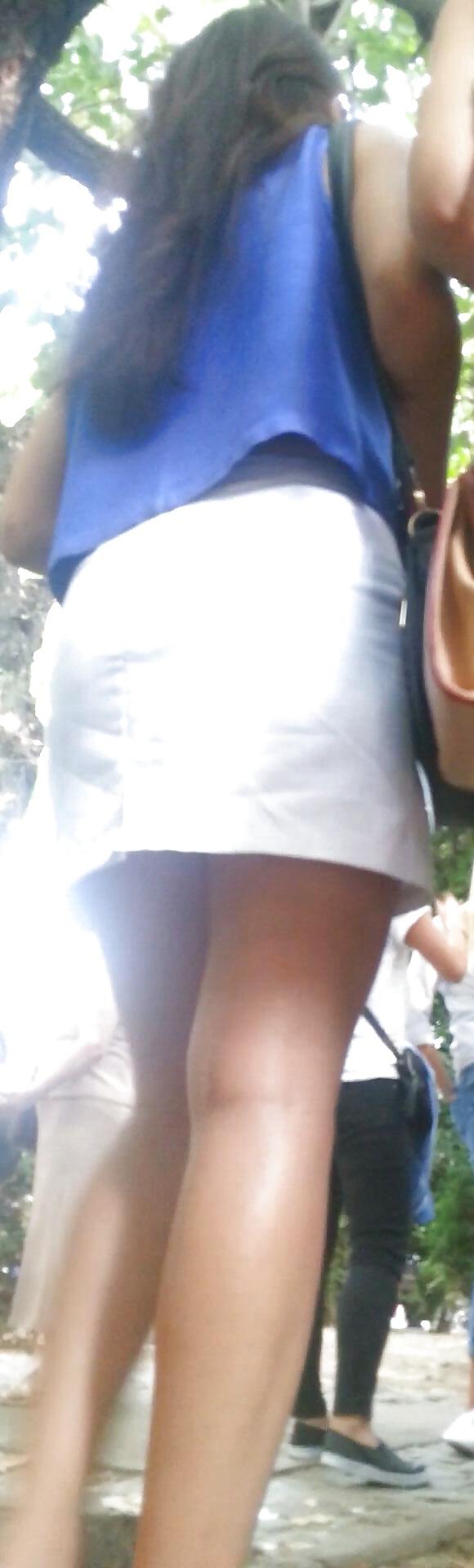 12P Spy sexy brunette teens skirt and feet romanian