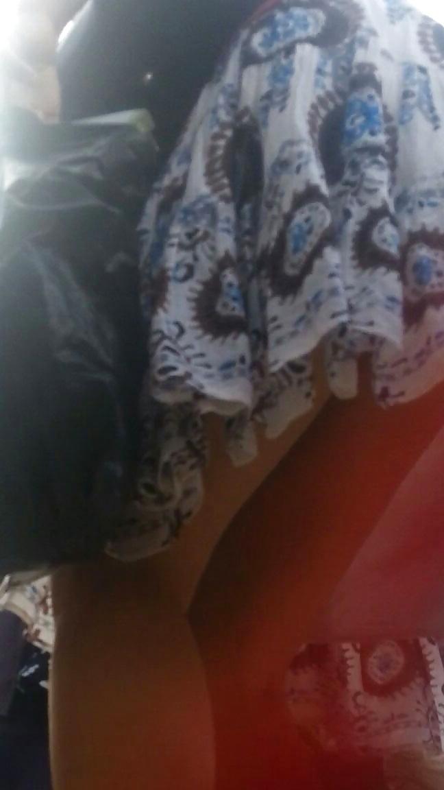 15P Spy sexy feet and skirt mature romanian