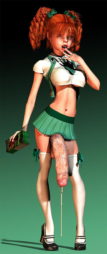 25P Some new 3D and photoshop futanari