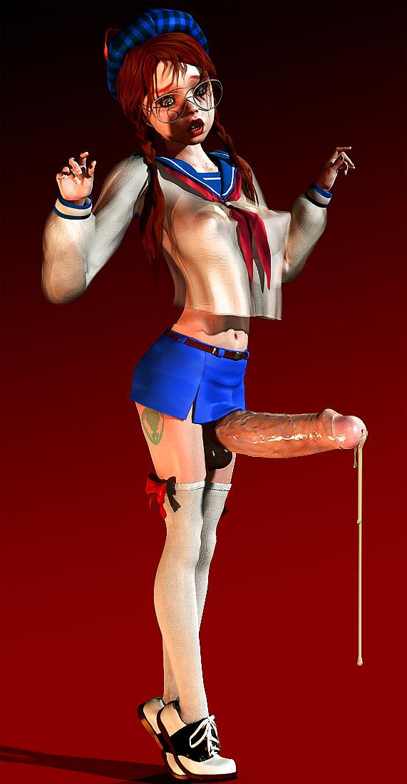 25P Some new 3D and photoshop futanari