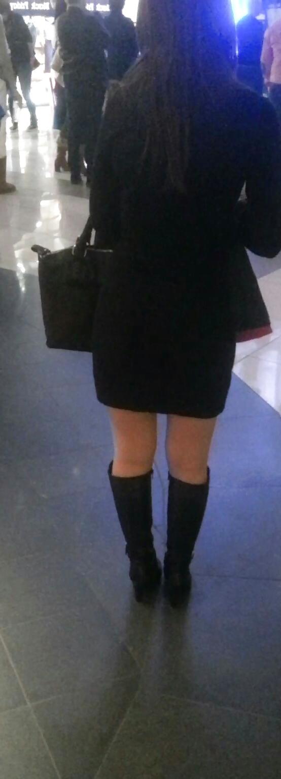 23P Spy sexy teens skirt and nylon romanian
