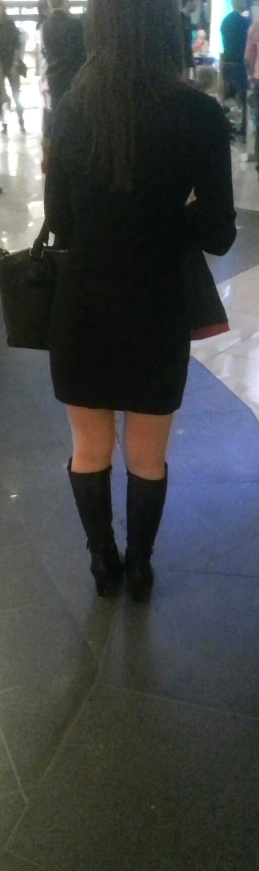 23P Spy sexy teens skirt and nylon romanian