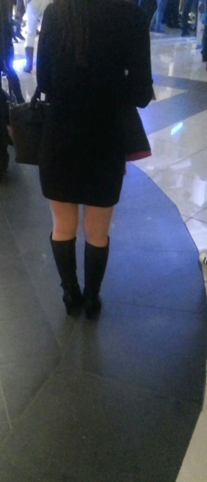 23P Spy sexy teens skirt and nylon romanian