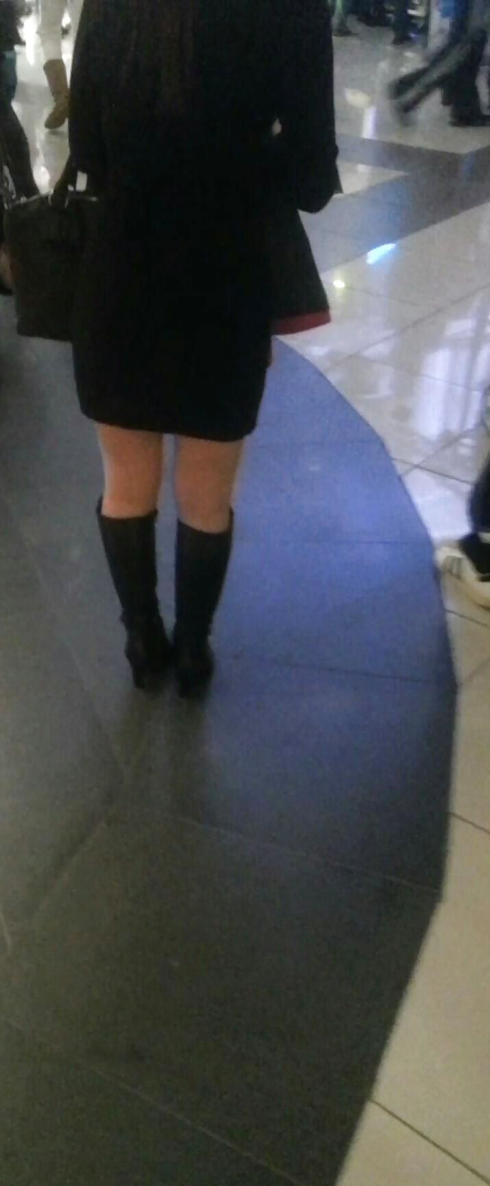 23P Spy sexy teens skirt and nylon romanian