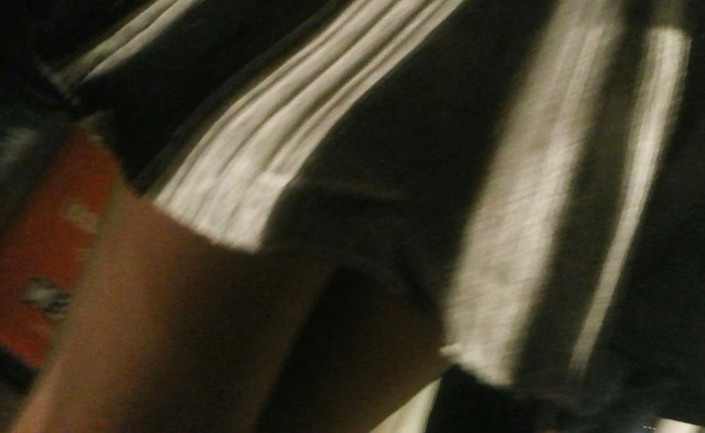 23P Spy sexy teens skirt and nylon romanian