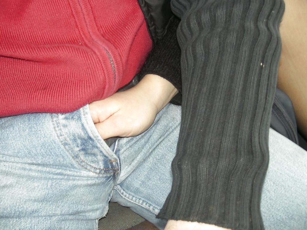 22P My legs in car 3