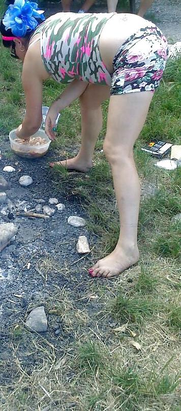 24P Spy old + young in picnic and fishing romanian