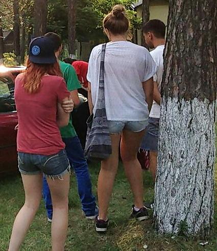 24P Spy old + young in picnic and fishing romanian