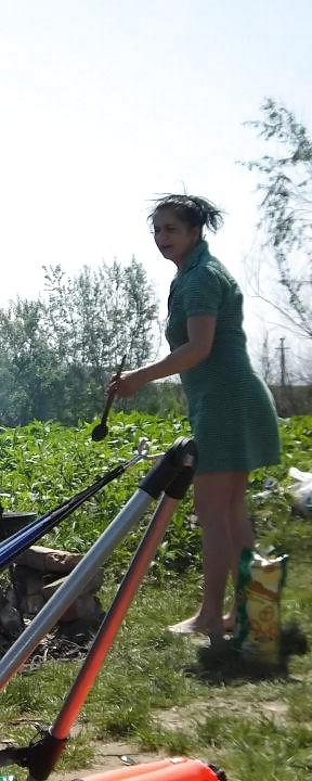 24P Spy old + young in picnic and fishing romanian