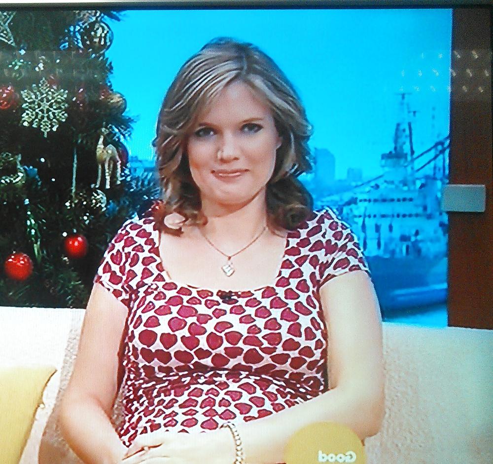 11P Cum over Charlotte Hawkins (Pregnant)