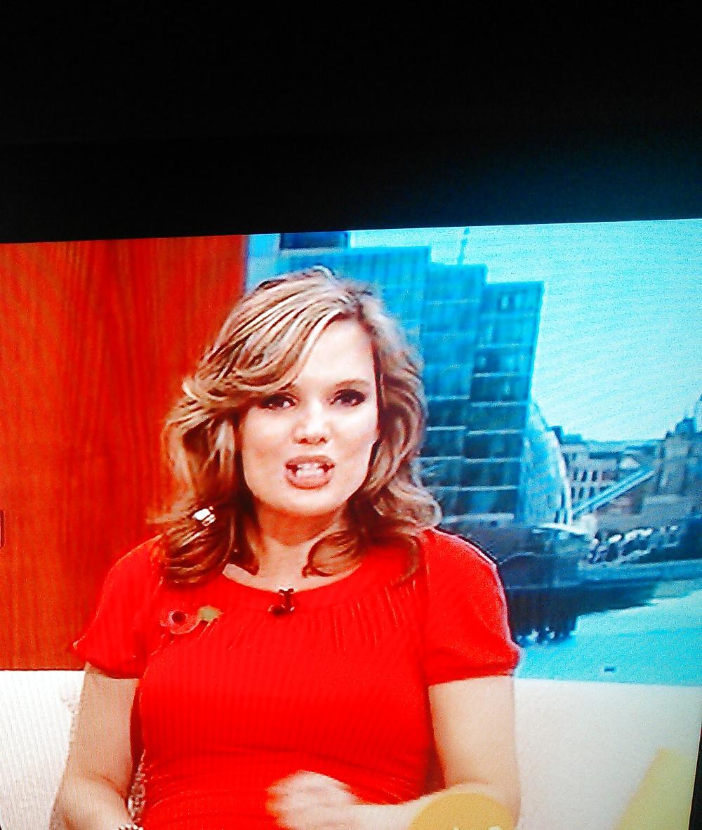 11P Cum over Charlotte Hawkins (Pregnant)