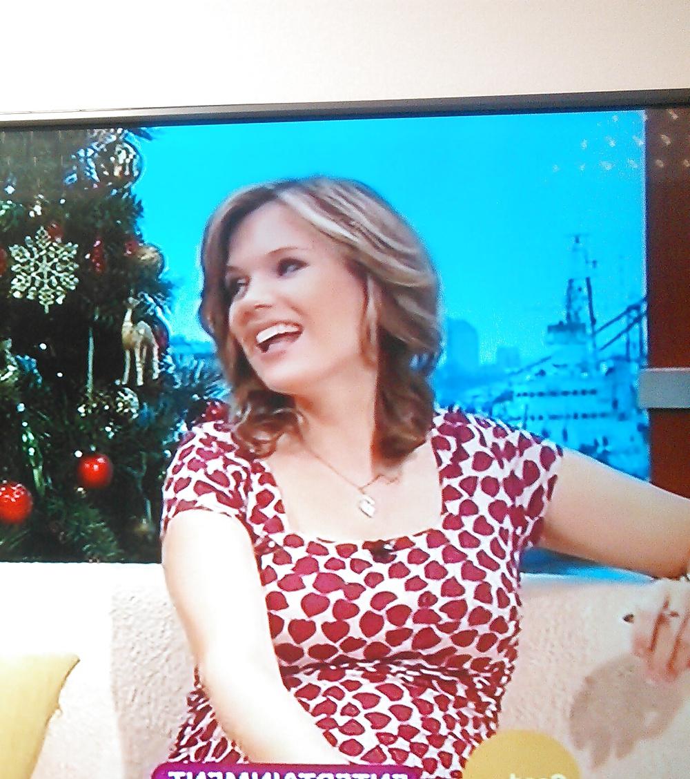 11P Cum over Charlotte Hawkins (Pregnant)
