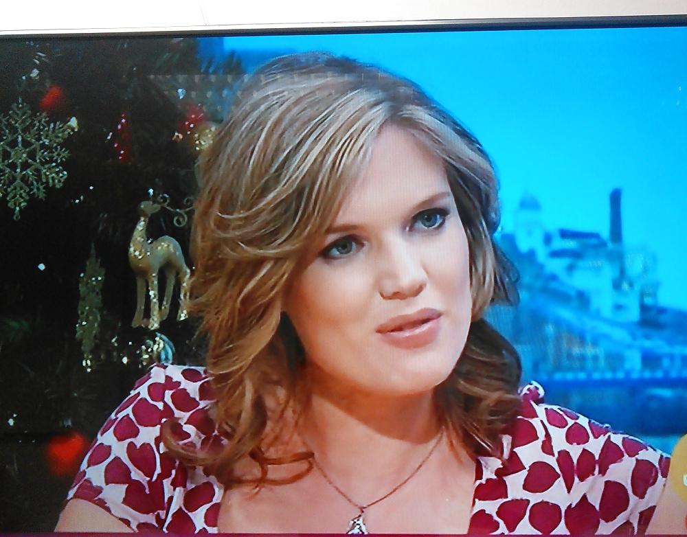 11P Cum over Charlotte Hawkins (Pregnant)