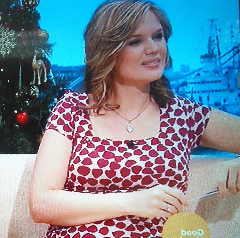 11P Cum over Charlotte Hawkins (Pregnant)