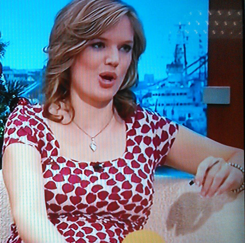 11P Cum over Charlotte Hawkins (Pregnant)