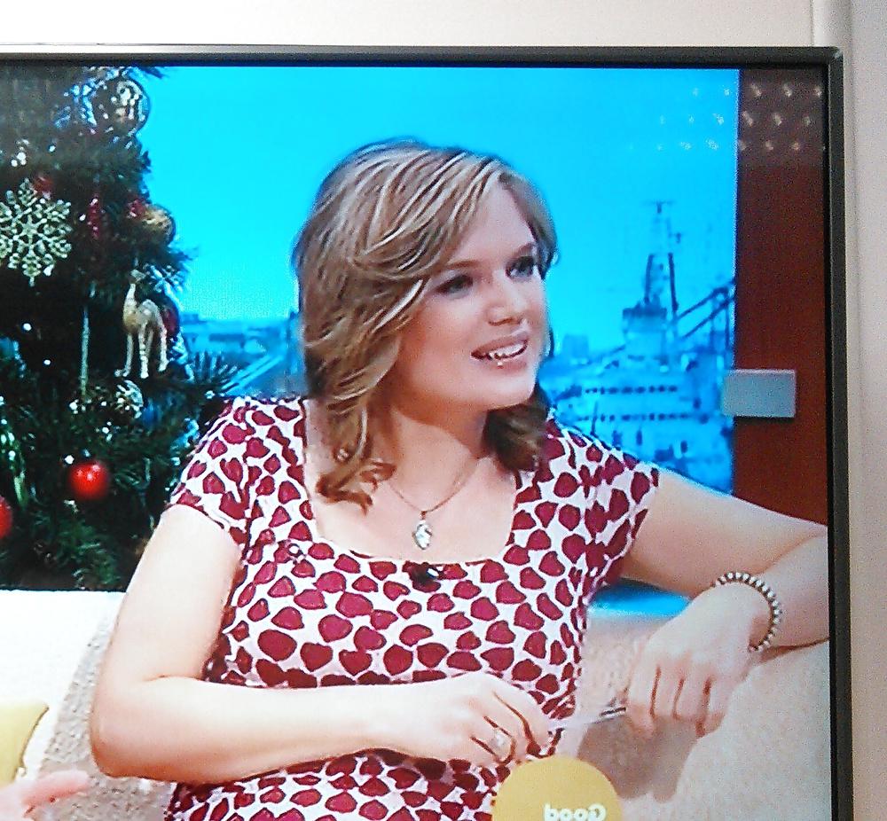 11P Cum over Charlotte Hawkins (Pregnant)