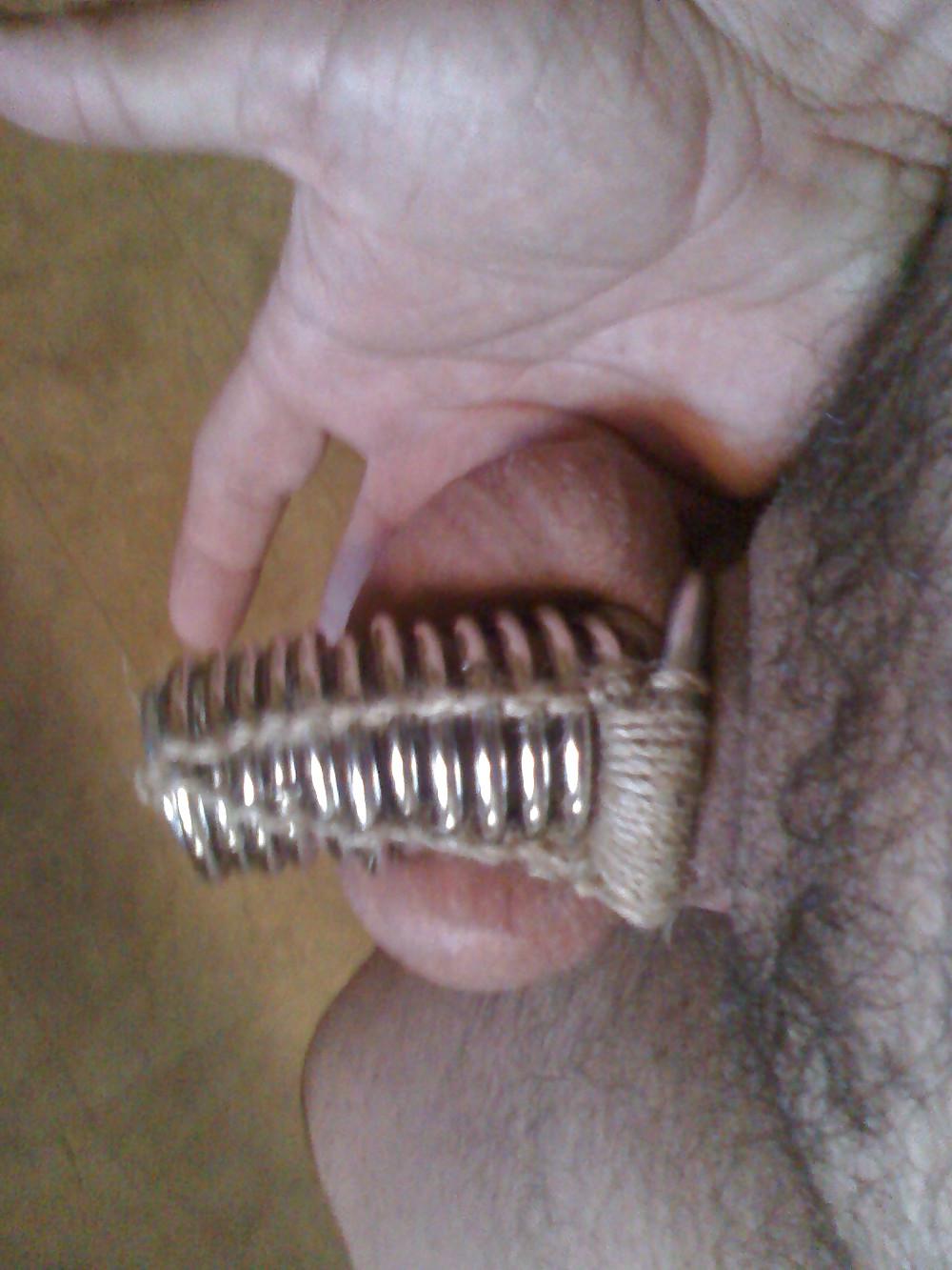 4P Homemade chastity