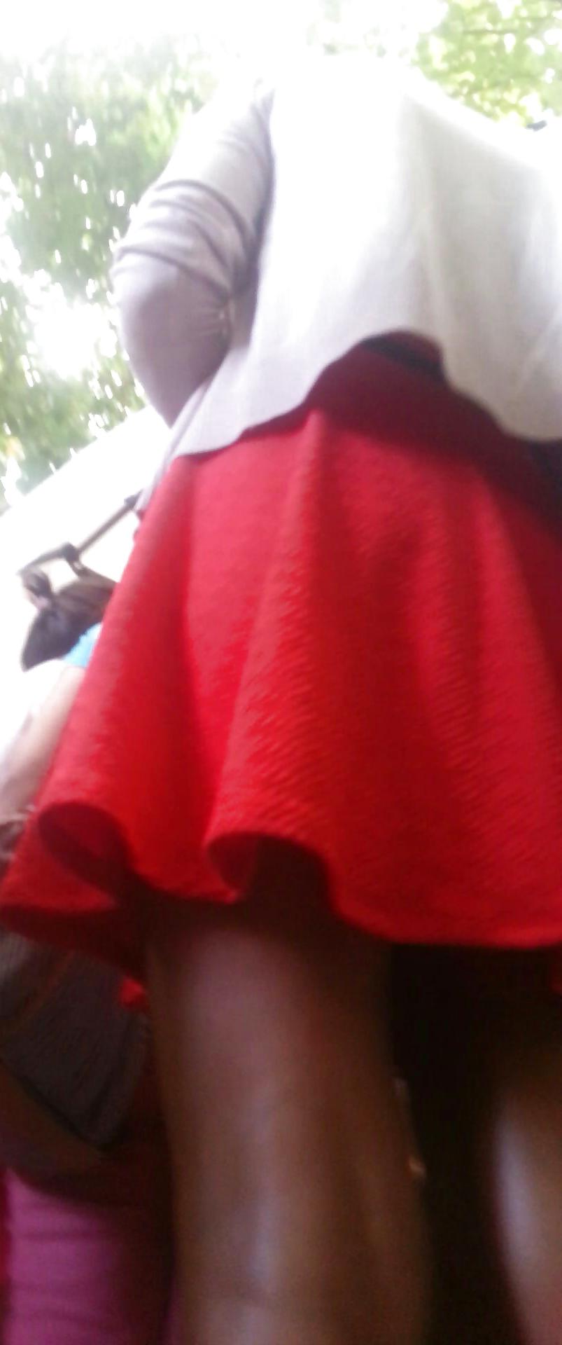 25P Spy sexy mature skirt romanian