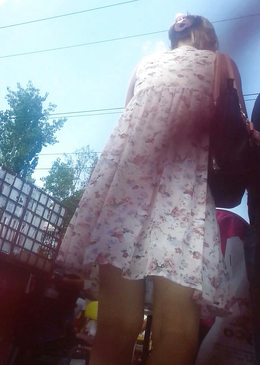 25P Spy sexy mature skirt romanian