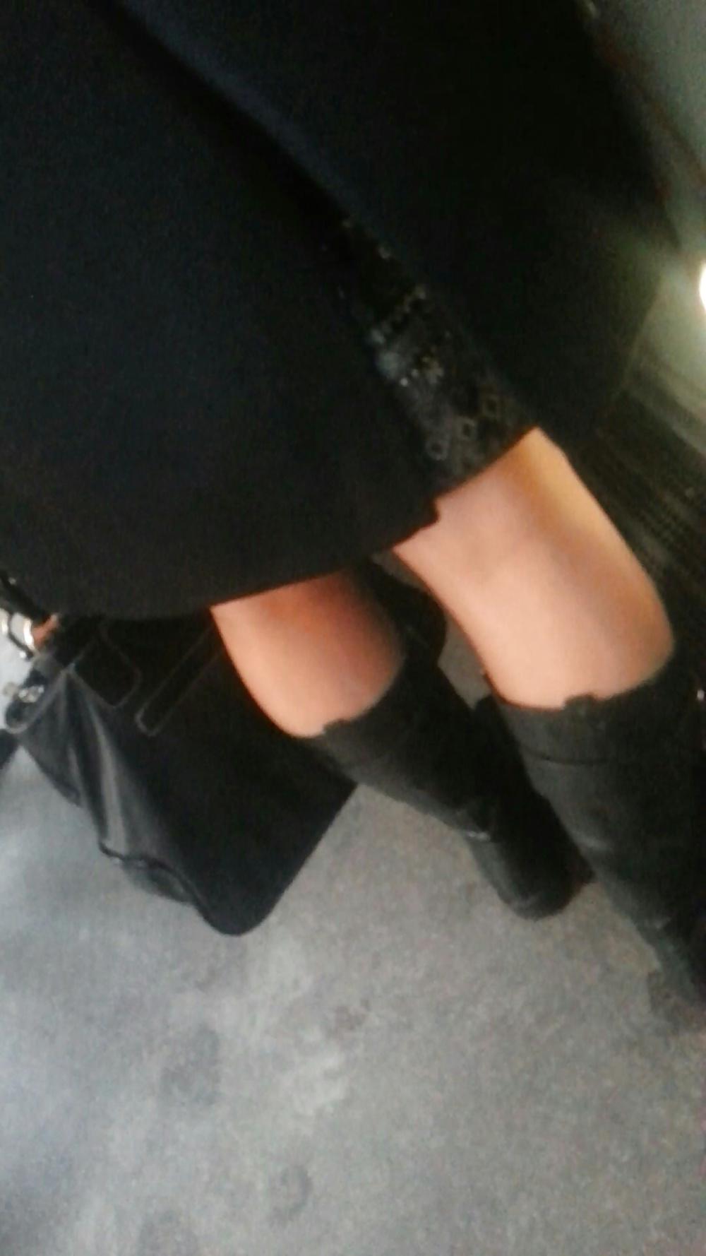 25P Spy nylon and feet old + young romanian