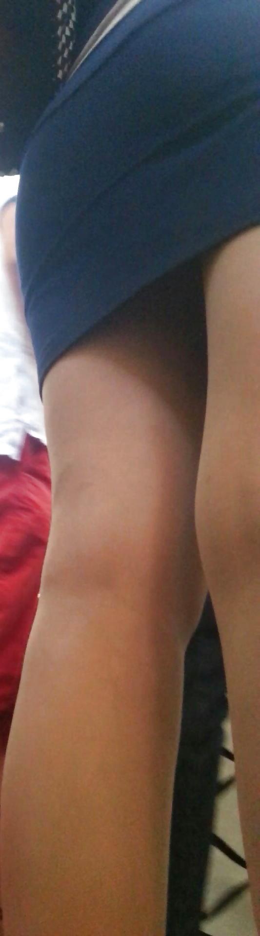 25P Spy sexy teens skirt and feet romanian
