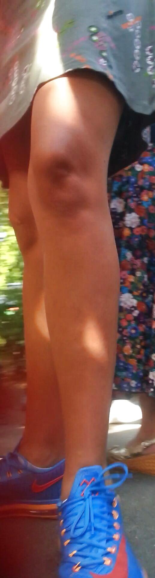 25P Spy sexy teens skirt and feet romanian