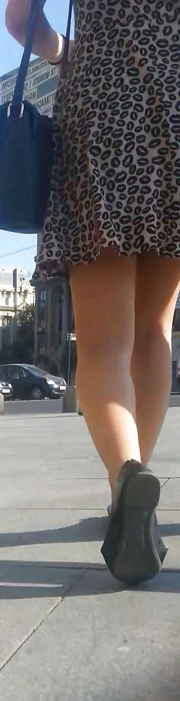 25P Spy sexy teens skirt and feet romanian