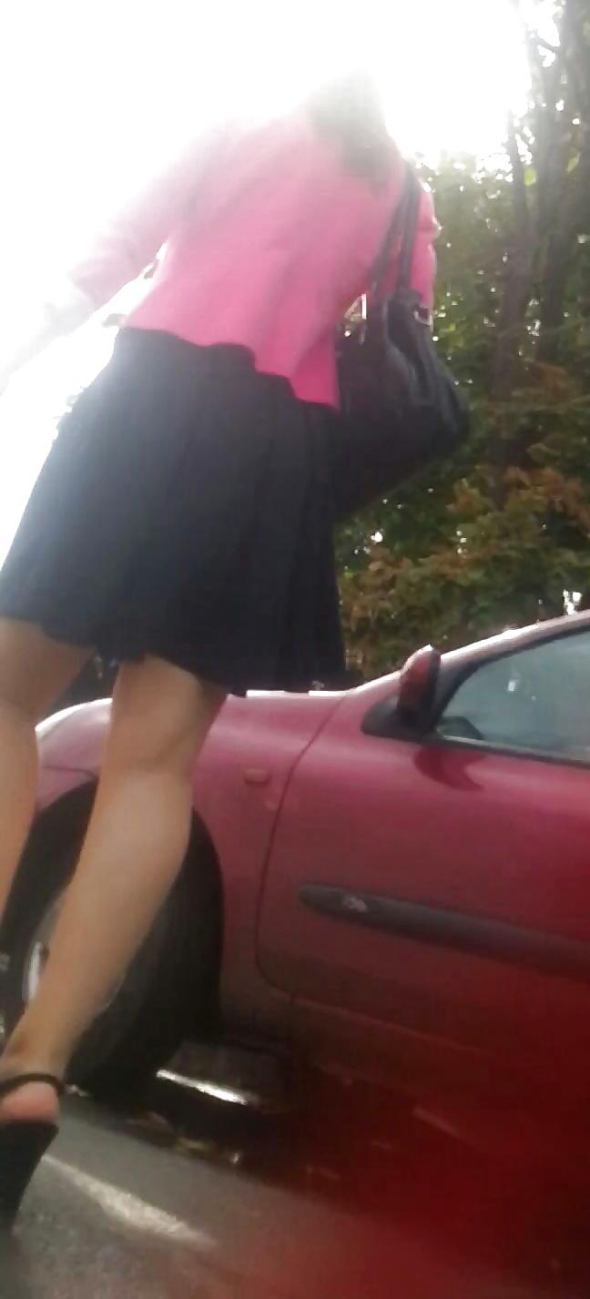 25P Spy sexy teens skirt romanian