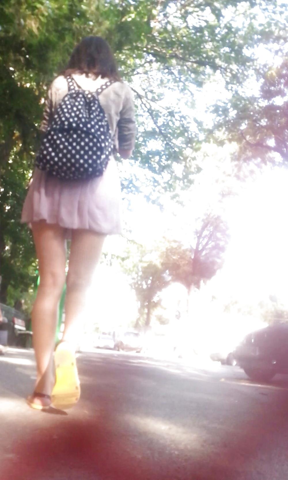 25P Spy sexy teens skirt romanian