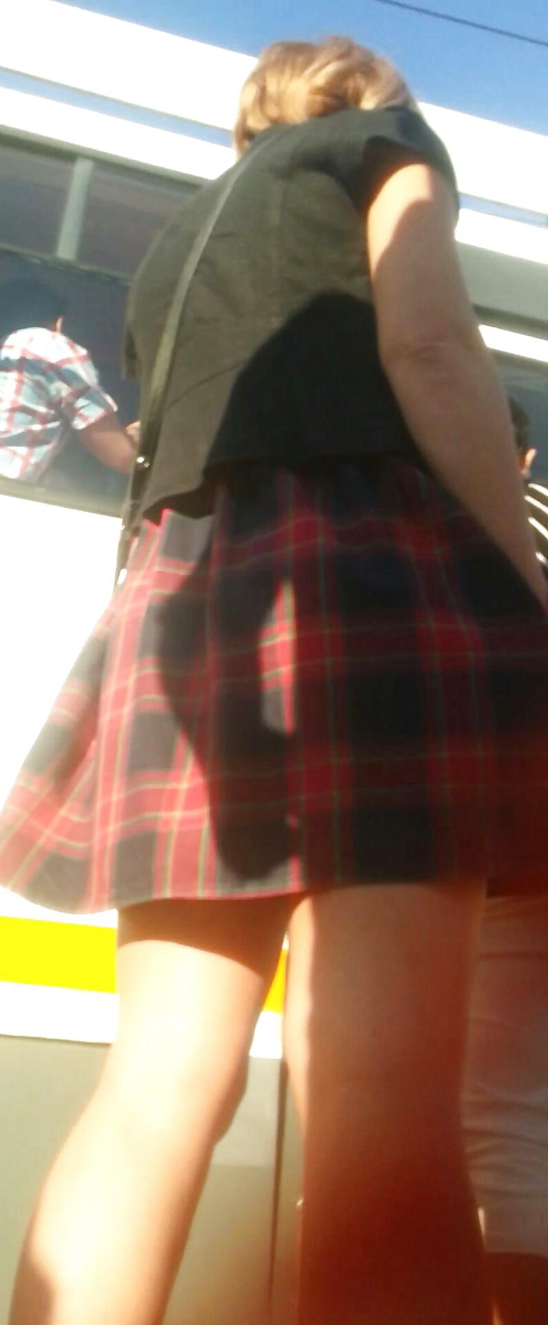 25P Spy sexy teens skirt romanian