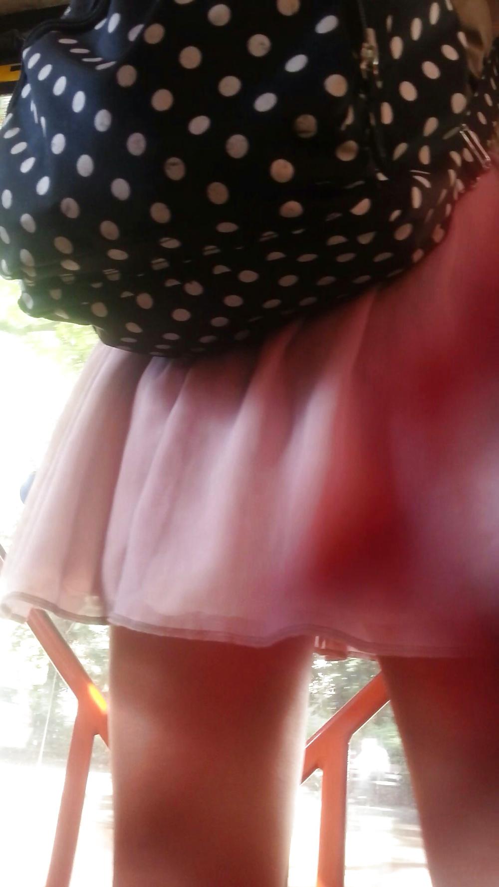 25P Spy sexy teens skirt romanian