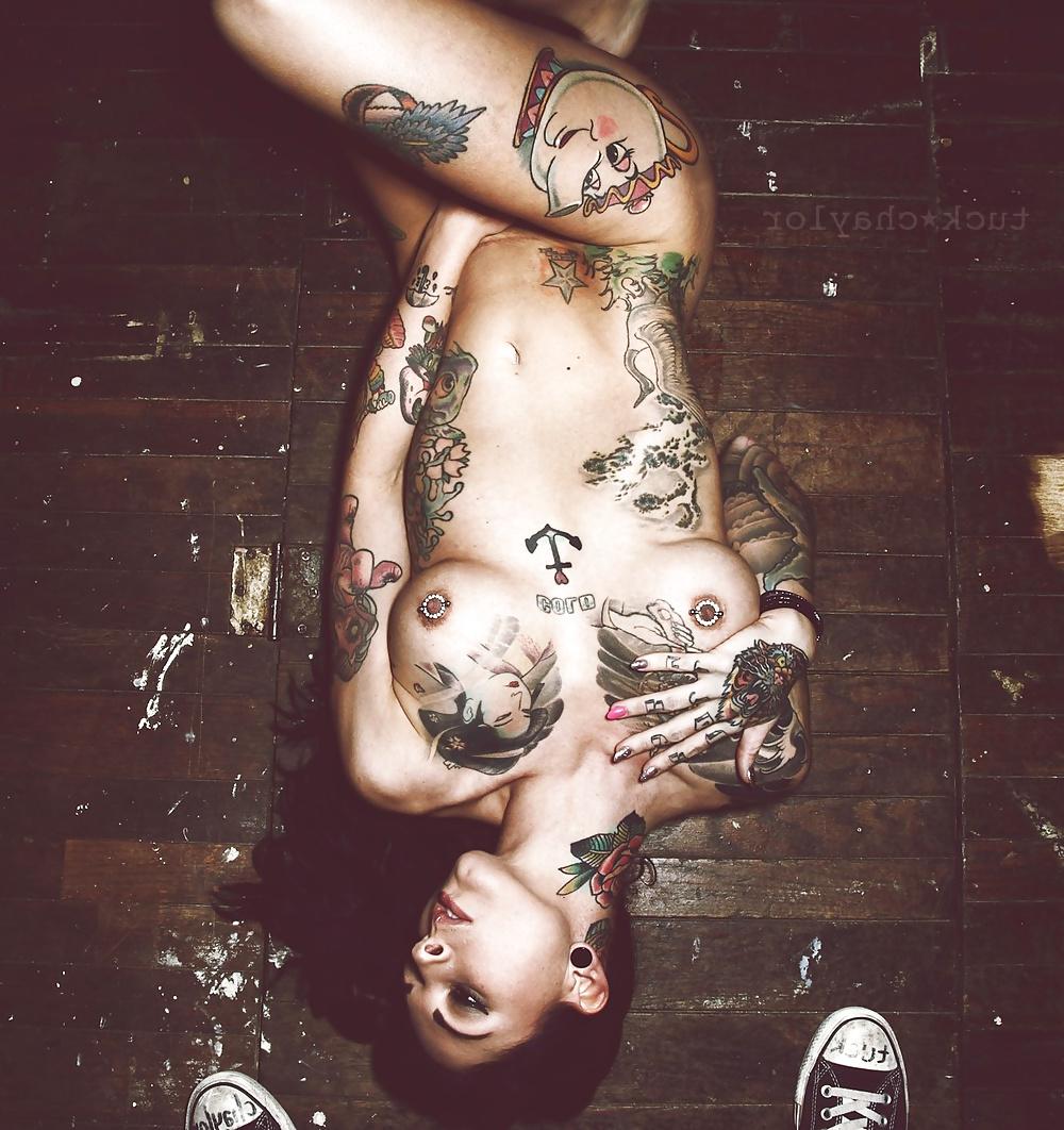 25P 52 Tattooed Women's Titties - Love'em or Hate'em?