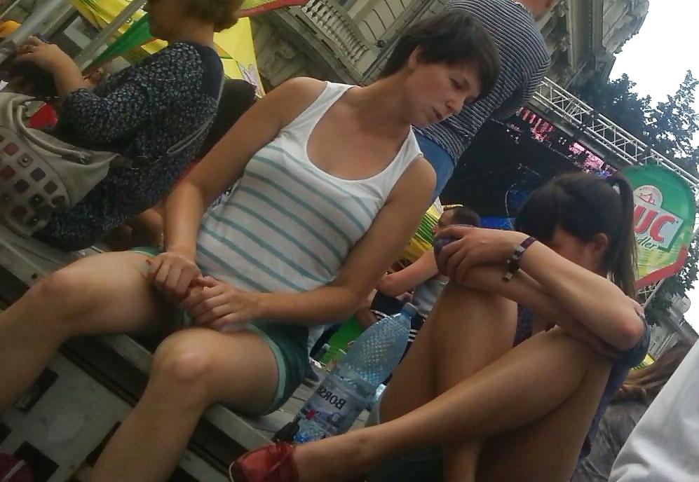 17P Spy sexy old + young eveniment street romanian