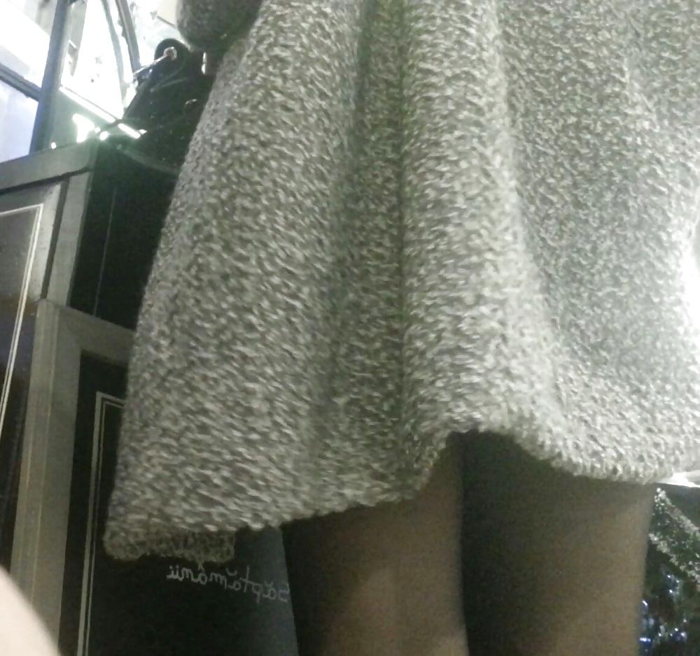 16P Spy sexy teens skirt and nylon romanian