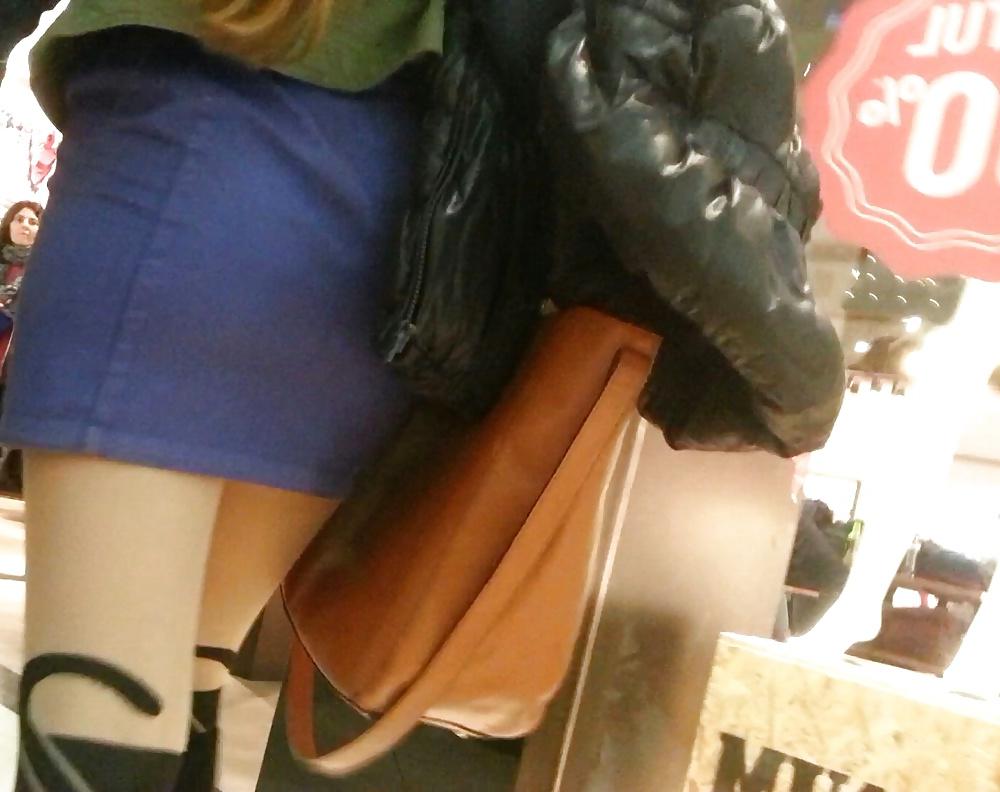 16P Spy sexy teens skirt and nylon romanian