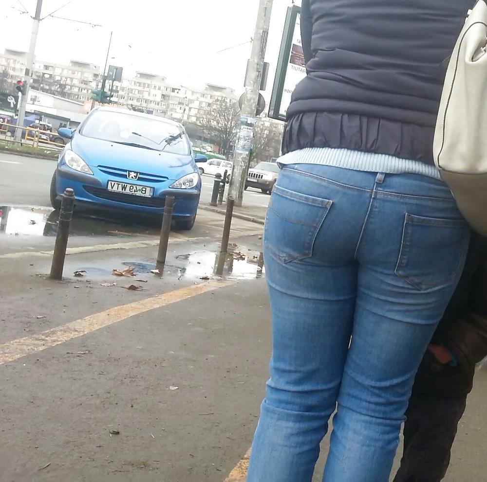25P Spy sexy ass jeans mature romanian