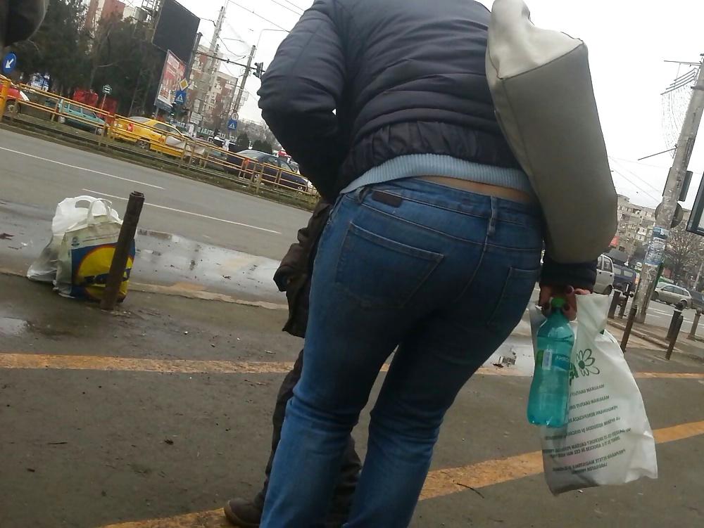 25P Spy sexy ass jeans mature romanian