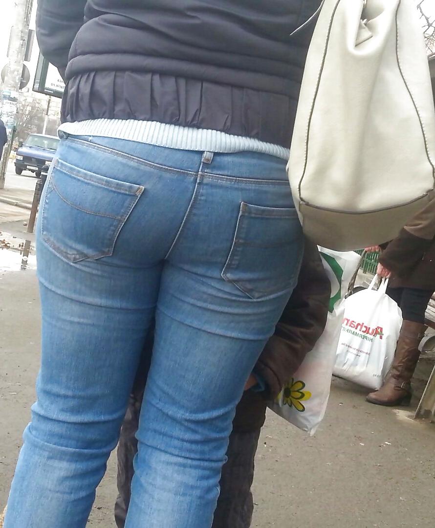 25P Spy sexy ass jeans mature romanian