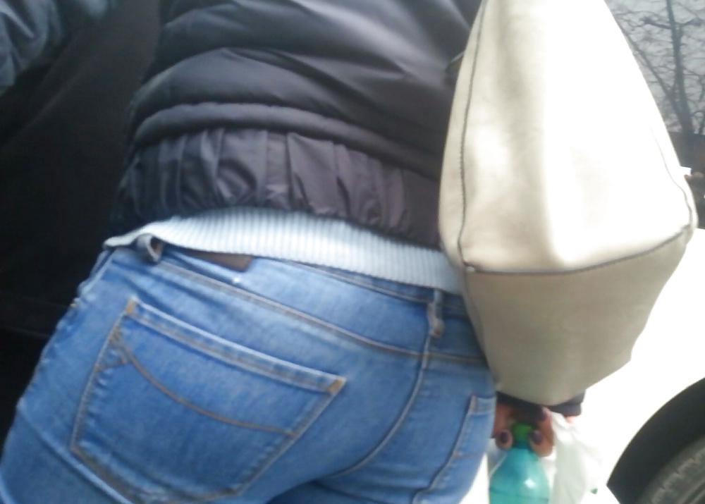 25P Spy sexy ass jeans mature romanian