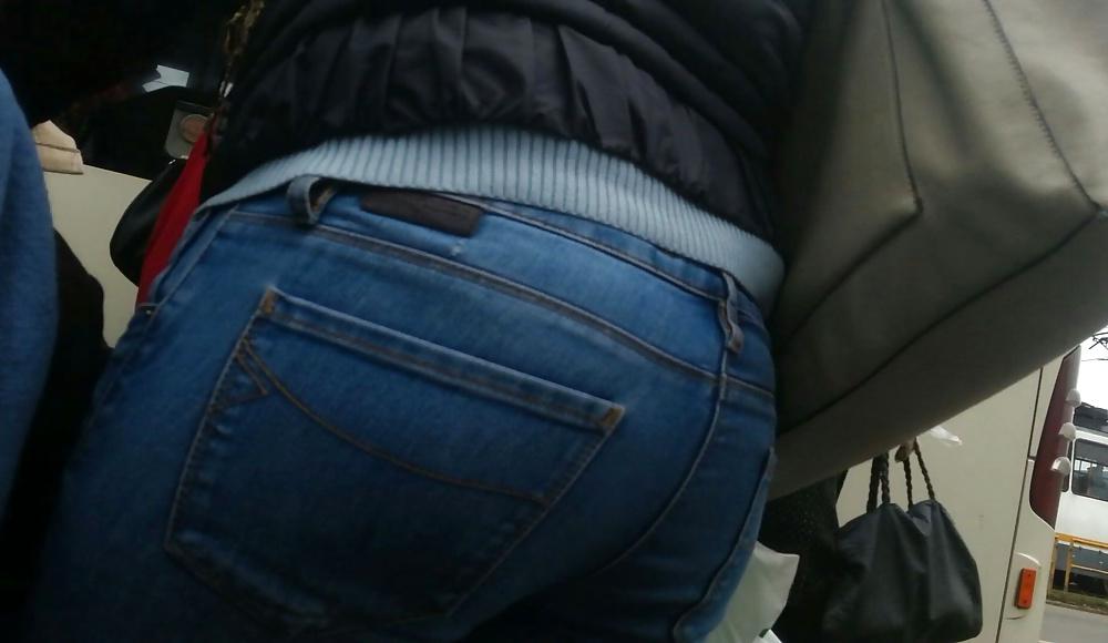 25P Spy sexy ass jeans mature romanian