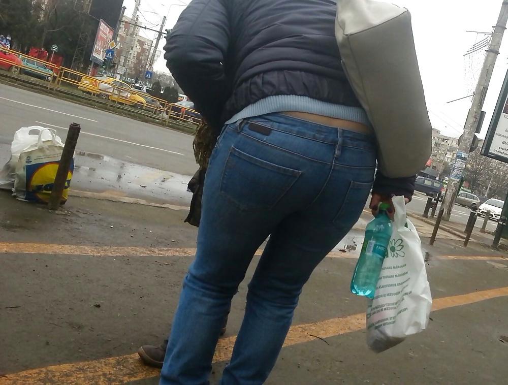 25P Spy sexy ass jeans mature romanian