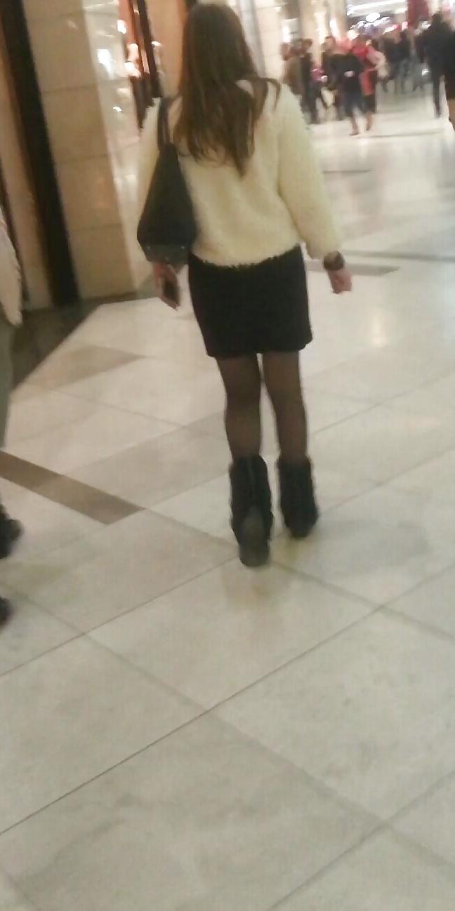 19P Spy old + young sexy nylon and feet romanian