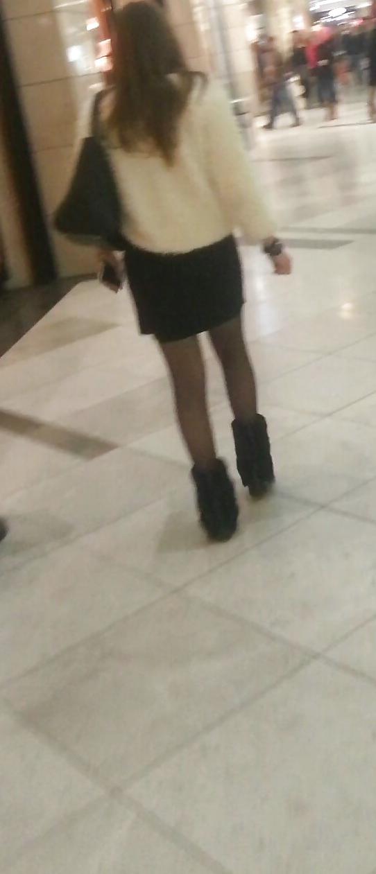 19P Spy old + young sexy nylon and feet romanian