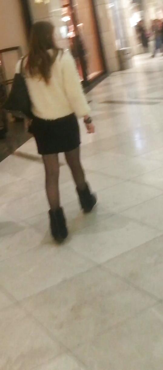 19P Spy old + young sexy nylon and feet romanian