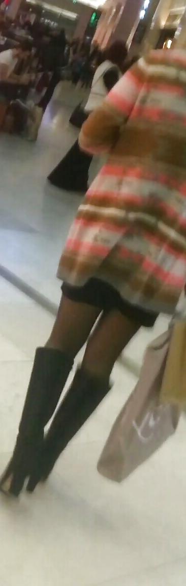 19P Spy old + young sexy nylon and feet romanian