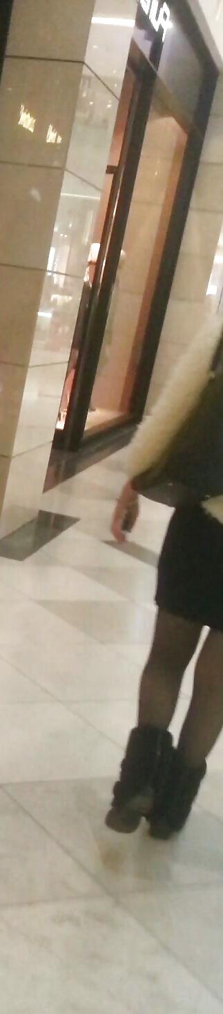 19P Spy old + young sexy nylon and feet romanian