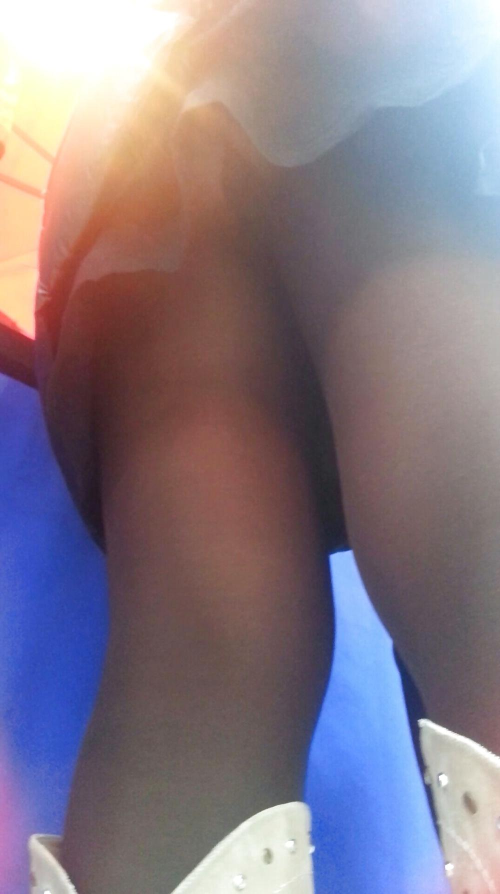 25P Spy skirt and nylon sexy women romanian